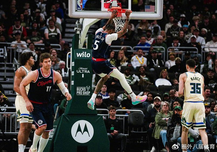 快船客场大胜雄鹿 莱昂纳德砍20+助五连胜