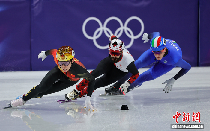 米兰冬奥会短道速滑男子5000米接力：中国队无缘